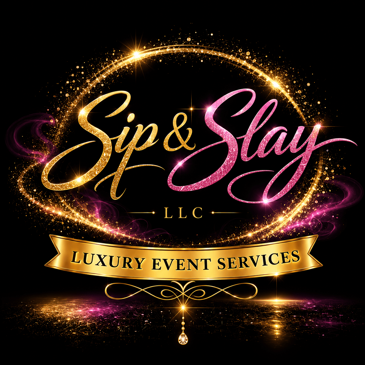 Sip & Slay logo