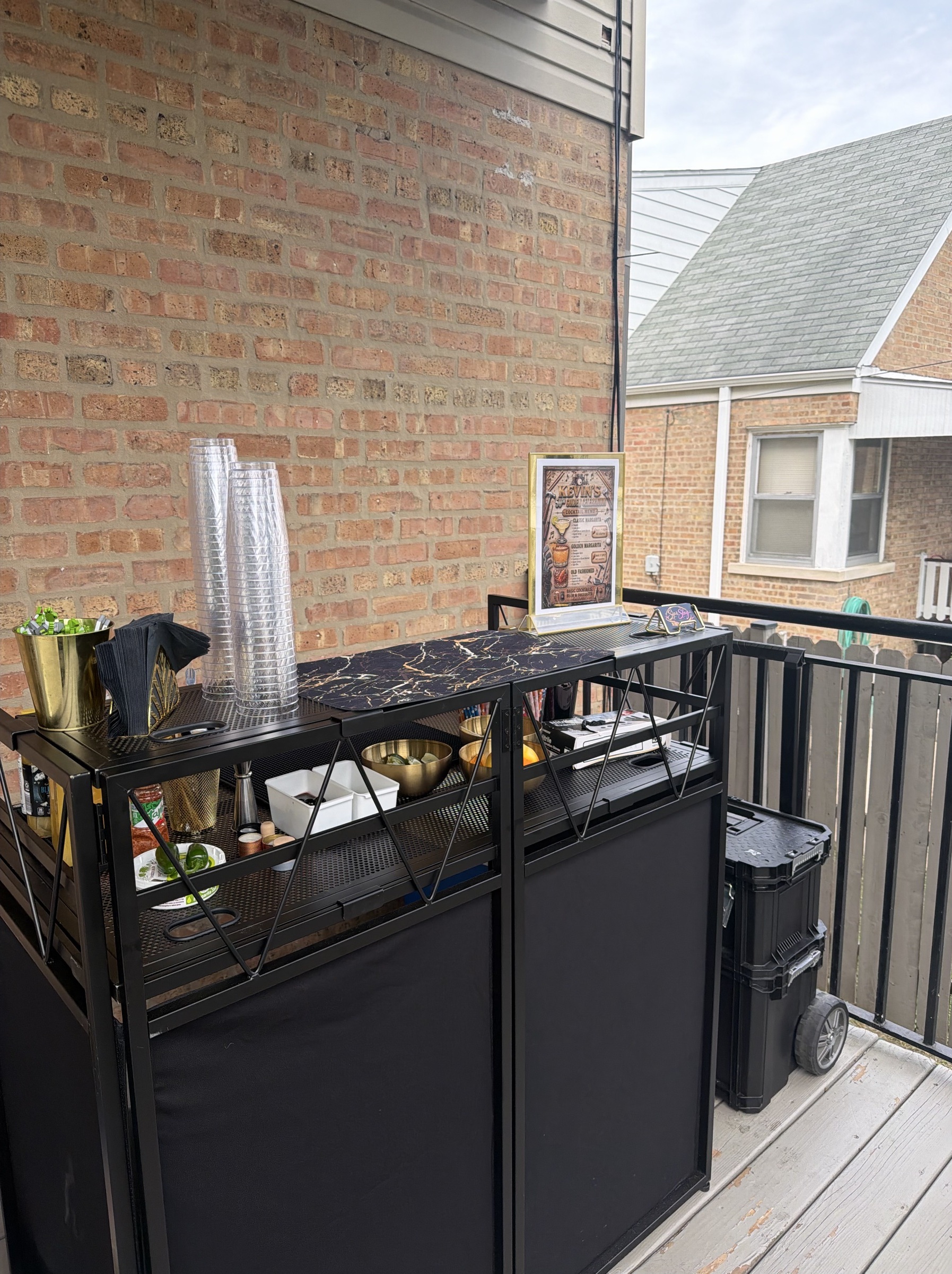 Sip & Slay event setup at a Chicagoland event