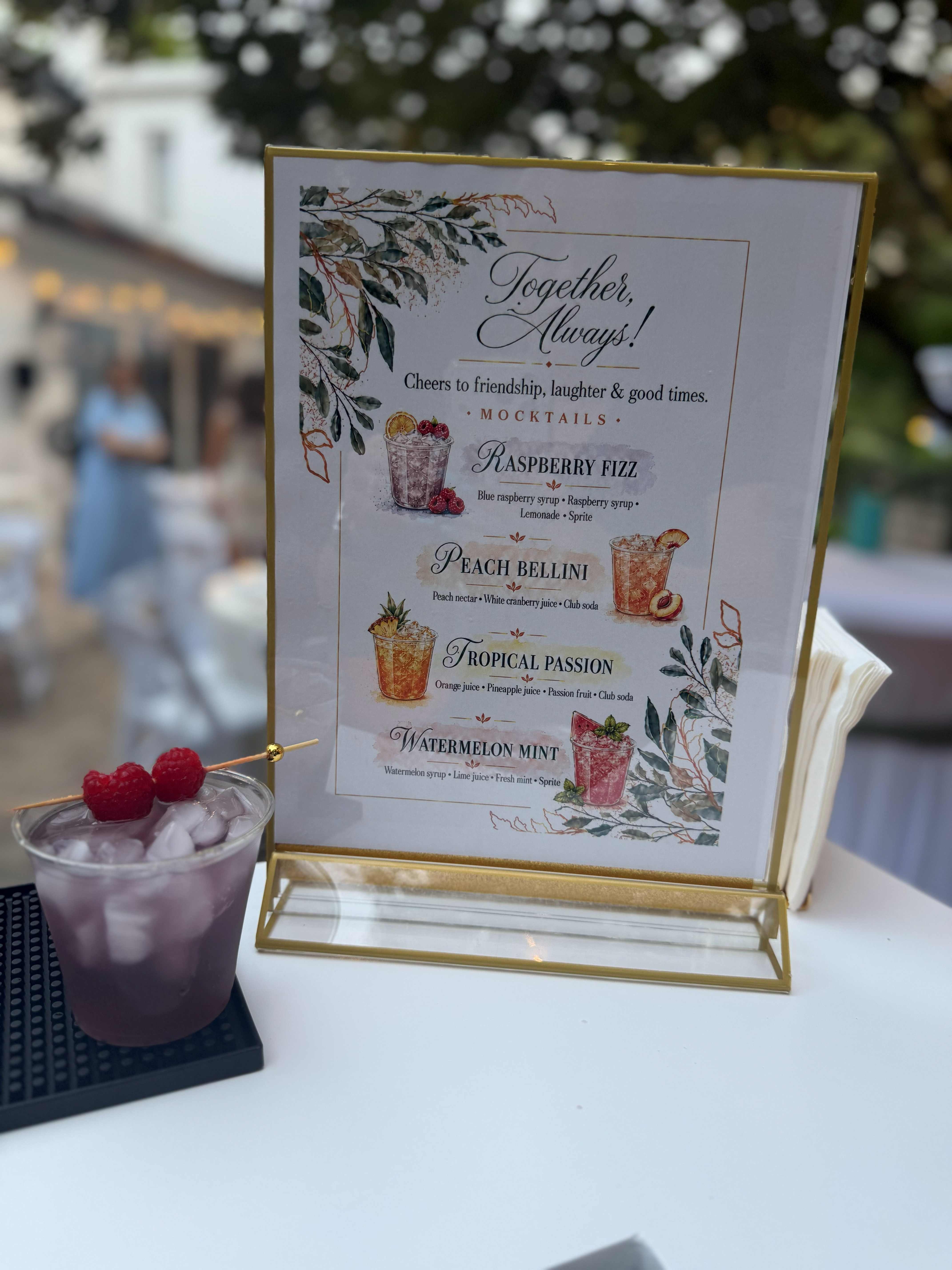 Sip & Slay signature drink served at a Chicagoland event